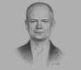 Sketch of William Hague, UK Secretary of State for Foreign & Commonwealth Affairs