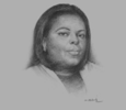 Sketch of Nina Abouna, Director-General, Agency for the Promotion of Investment and Exports (APIEX)