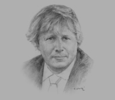 Sketch of Boris Johnson, Mayor of London