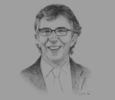 Sketch of Ahmed Fassi-Fihri, Investment Promotion Manager, Moroccan Investment Development Agency