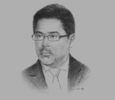 Sketch of Guillermo Luz, Co-Chairman, Private Sector, National Competitiveness Council (NCC)