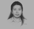 Sketch of Daw Win Win Tint, Managing Director, City Mart Holdings
