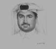 Sketch of Essa Mohammed Ali Kaldari, CEO, Lusail Real Estate Development Company