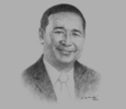 Sketch of Cristino Naguiat Jr, Chairman and CEO, Philippine Amusement and Gaming Corporation (PAGCOR)
