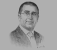 Sketch of Mohammed Khalil Alsayed, Chairman, Bahrain International Property Exhibition (BIPEX)