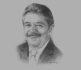 Sketch of Luiz Inácio Lula da Silva, Former President of Brazil and Honorary President, Lula Institute