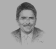 Sketch of Jean-Marie Guillermou, Senior Vice-President Asia Pacific, Total Exploration & Production