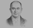 Sketch of Erman Ilıcak, Chairman, Rönesans Holding