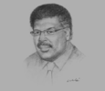 Sketch of Joseph Kintau, Managing Director, National Airports Corporation