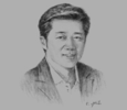 Sketch of Suphachai Chearavanont, President & CEO, True Corporation