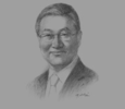 Sketch of Kim Sung-Hwan, Korean Minister of Foreign Affairs and Trade