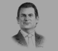 Sketch of Luis Carlos Sarmiento, President, Grupo Aval
