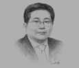 Sketch of D. Zorigt, Minister of Mineral Resources and Energy