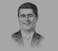 Sketch of Carlos Raúl Yepes Jiménez, President, Bancolombia