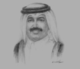 Sketch of Mohamed bin Saleh Al Sada, Minister of Energy and Industry
