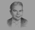 Sketch of Walid El Nohazy, Executive President, Arab Mediterranean Free Trade Agreement (Agadir Agreement)