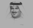Sketch of Ghaith Al Ghaith, CEO, flydubai