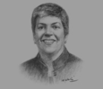 Sketch of Janet Napolitano, US Secretary of Homeland Security