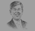 Sketch of Edwin Soeryadjaya, Chairman & Co-founder, Saratoga Capital