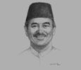 Sketch of Mohd Ali Rustam, Chief Minister of Melaka