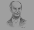 Sketch of Youcef Yousfi, Minister of Energy and Mines