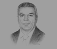 Sketch of Ahmed Mostafa Emam Shaaban, Minister of Electricity and Energy