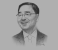 Sketch of Chung Hongwon, Korean Prime Minister