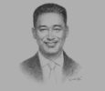 Sketch of Lito Tayag, Country Managing Director, Accenture; and Board Member, Business Processing Association of the Philippines