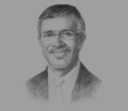 Sketch of Mahmud Merali, Managing Partner, MERALI’S,