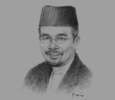 Sketch of Pengiran Moksin, President, Brunei Darussalam Institute of Certified Public Accounts, and Partner
