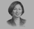 Sketch of Yvonne Yuchengco, President and CEO, Malayan Insurance