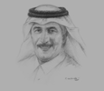 Sketch of Sheikh Abdullah bin Mohammed bin Saud Al Thani, Chairman, Ooredoo