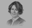 Sketch of Hanzade Doğan Boyner, Chairwoman, Doğan Online