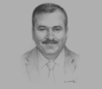Sketch of Dr Awni Al Bashir, President, Private Hospitals Association (PHA)