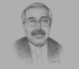 Sketch of Mousa Al Jamaani, Minister of Water and Irrigation