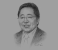 Sketch of President Ts. Elbegdorj