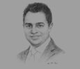 Sketch of Adnan Chilwan, Deputy CEO, Dubai Islamic Bank (DIB)