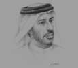 Sketch of Saif Al Qubaisi, Chairman, Abu Dhabi Health Services Company (SEHA)
