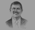 Sketch of Umran İnan, President, Koç University