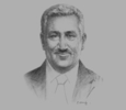 Sketch of Abdullah Ensour, Prime Minister of Jordan
