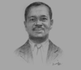 Sketch of Kweku A Awotwi, Chief Executive, Volta River Authority (VRA)