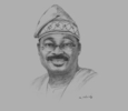 Sketch of Abiola Ajimobi, Governor of Oyo State