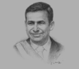 Sketch of President Ollanta Moisés Humala Tasso
