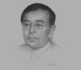Sketch of U Kyaw Lwin, Minister of Construction