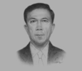 Sketch of U Win Shein, Minister of Finance, and Chairman, Myanmar Investment Commission