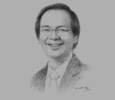 Sketch of Sudhamek AWS, President Director, GarudaFood