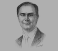 Sketch of Xavier Rolet, CEO, London Stock Exchange Group (LSEG)