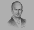 Sketch of John Rice, Vice-Chairman, GE