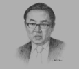 Sketch of B. Bold, Chairman, Mongolia Stock Exchange