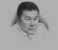 Sketch of Kh. Battulga, Former Minister of Roads, Transportation, Construction and Urban Development